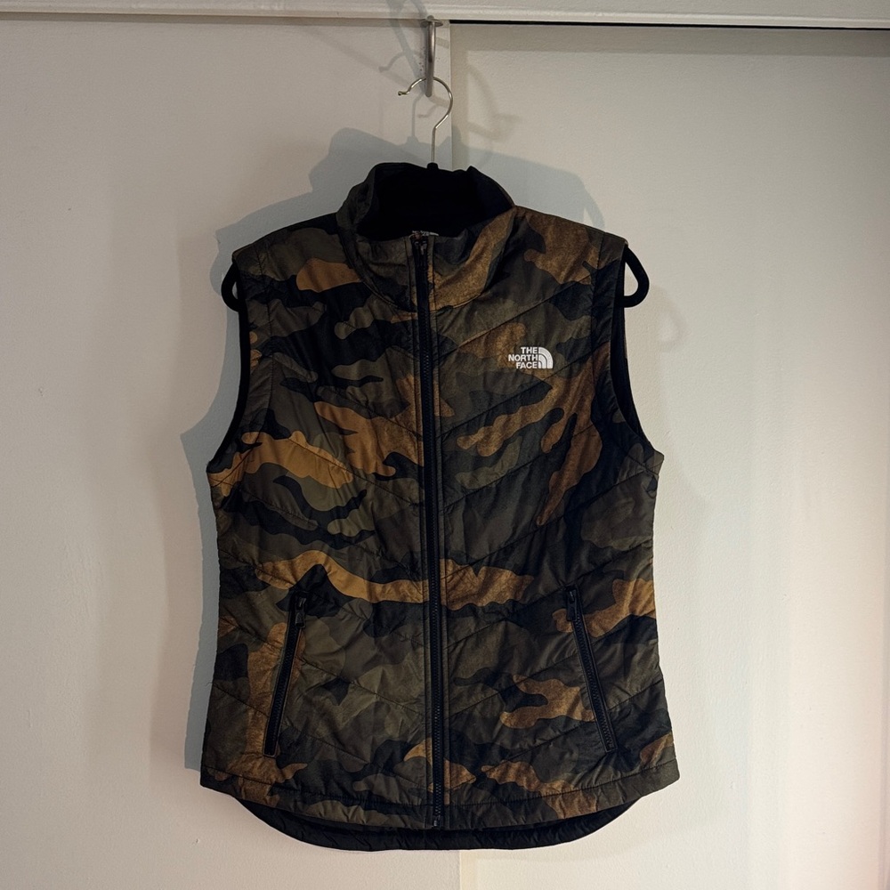 The North Face Camouflage Insulated Vest